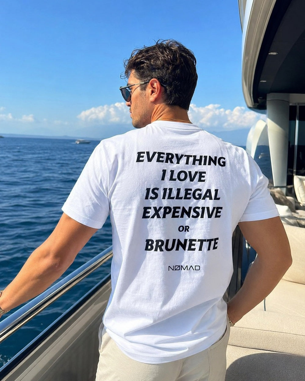 Everything I Love Is Illegal Expensive or Brunette