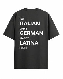 Eat Italian Drive German Marry Latina